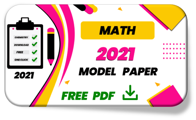 12th maths Model paper